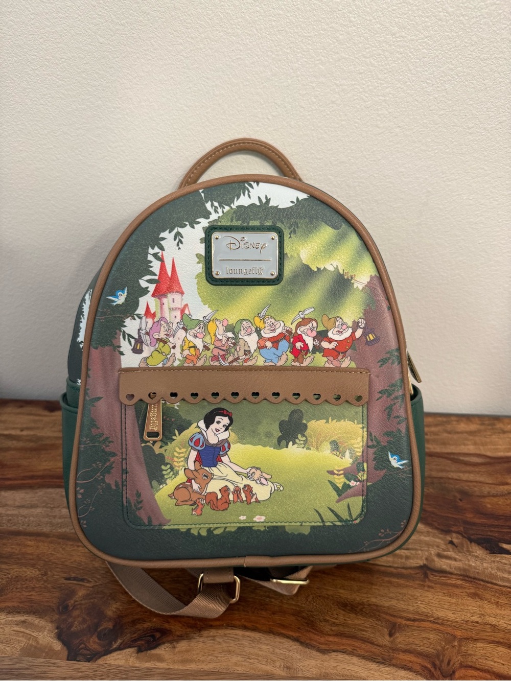 Loungefly Disney Snow White Forest Scene Mini Backpack - NEW, Never Used